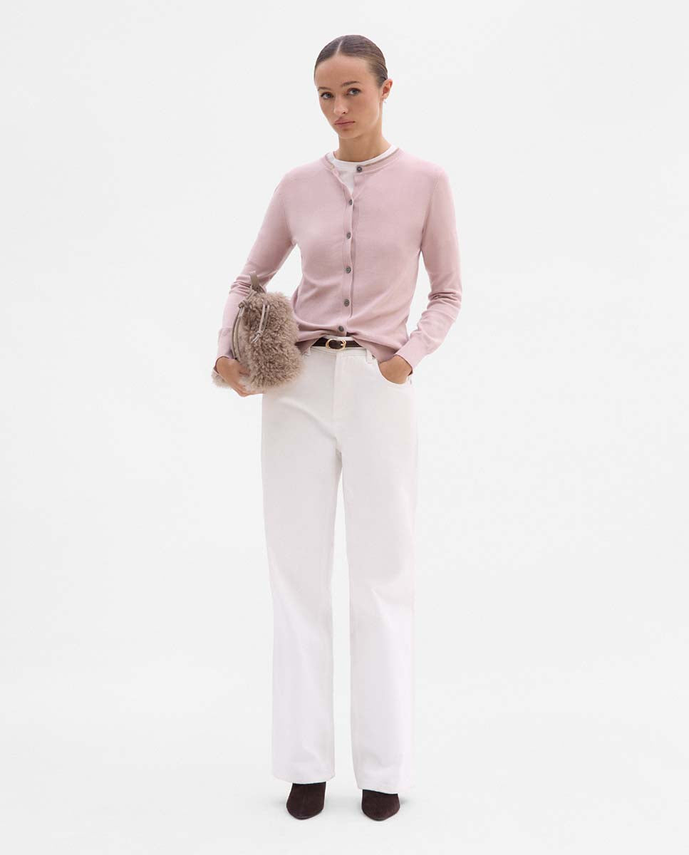 Bicolor knitted jacket