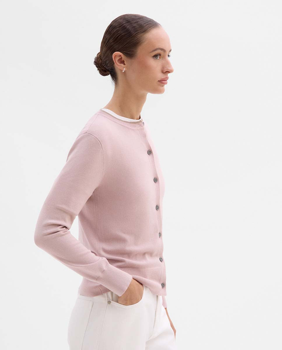 Bicolor knitted jacket