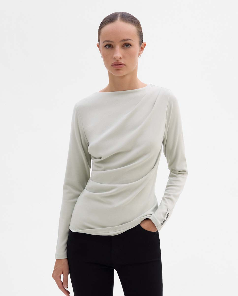 Draped t-shirt