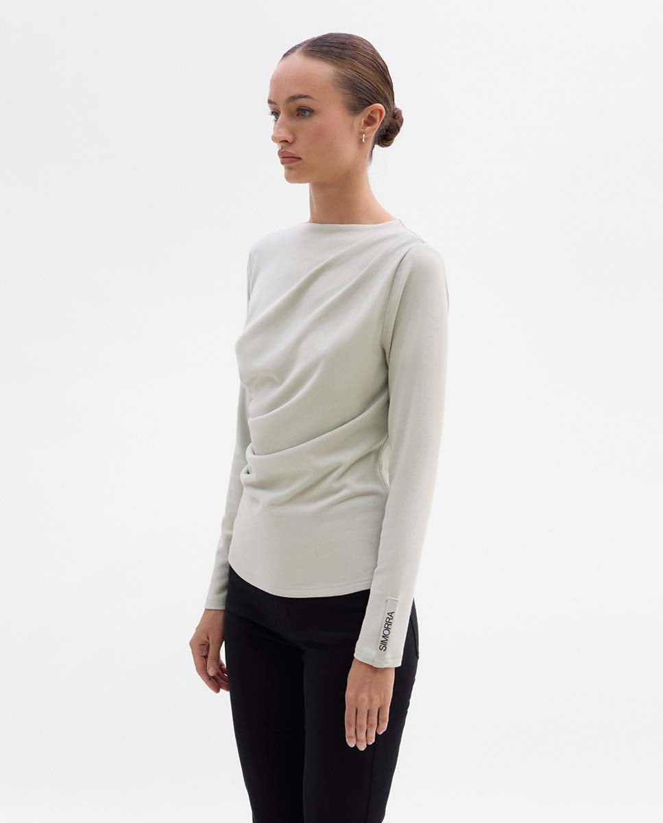 Draped t-shirt