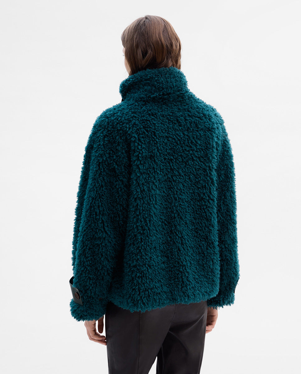 Chaquetón efecto pelo