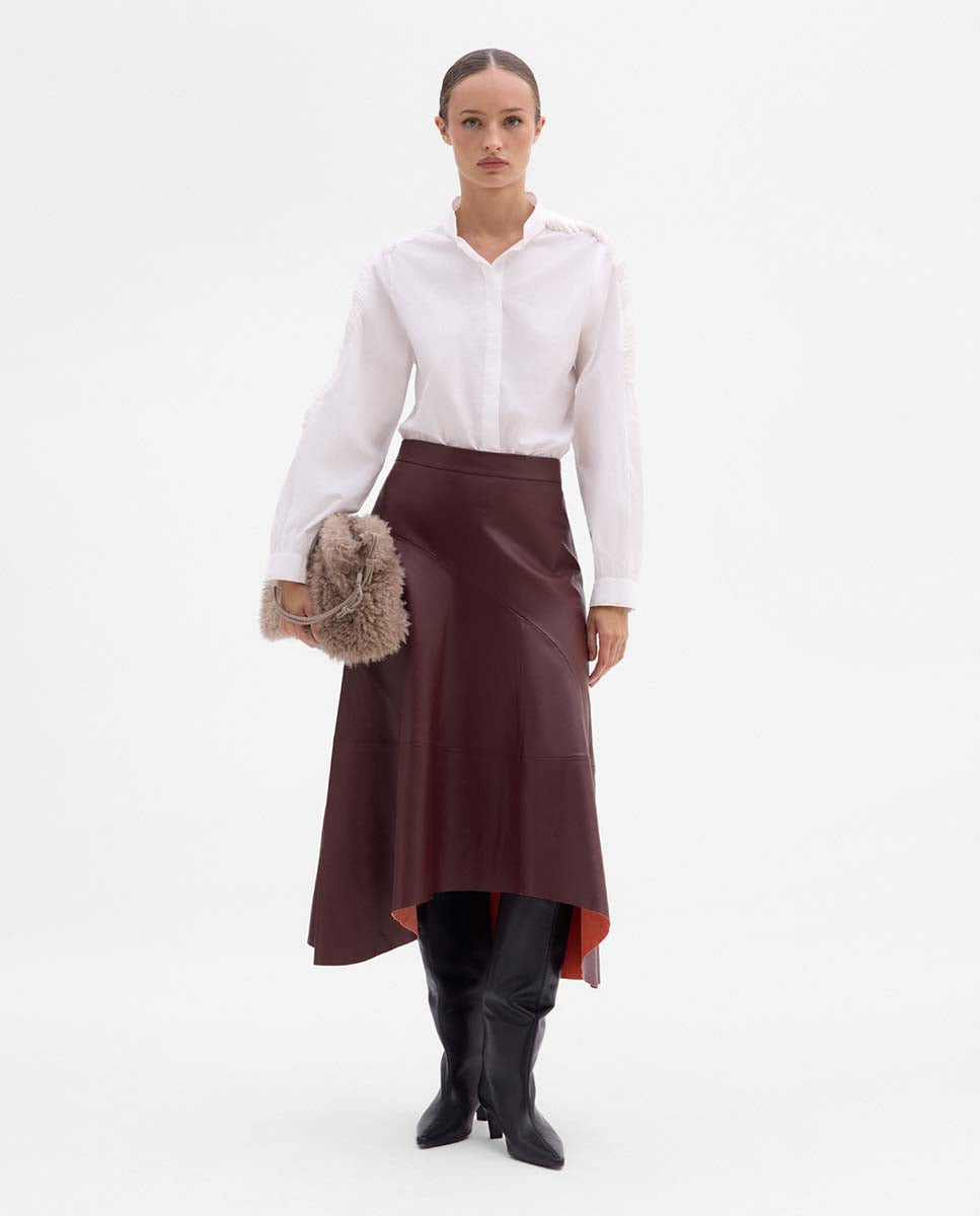 Textile embroidered shirt