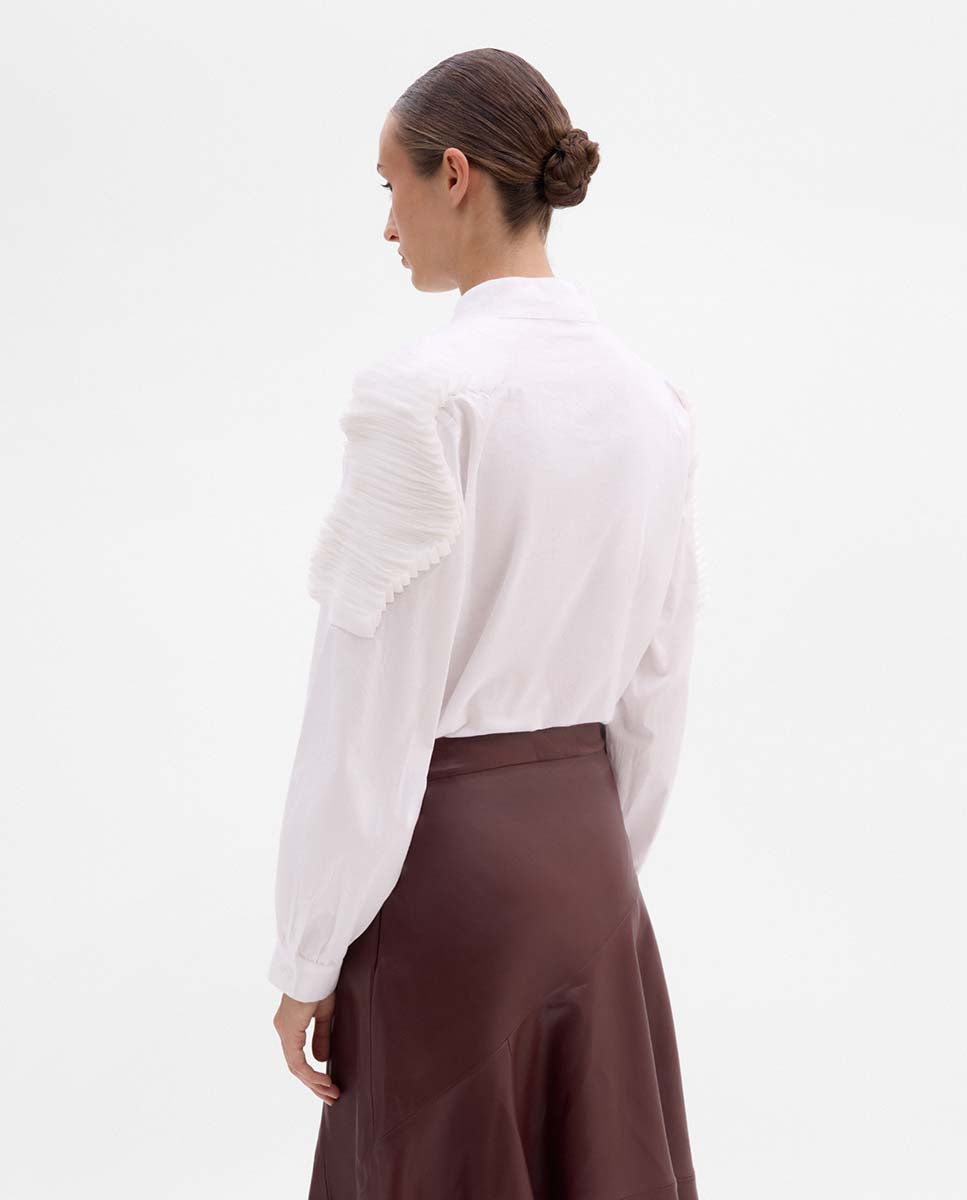 Textile embroidered shirt