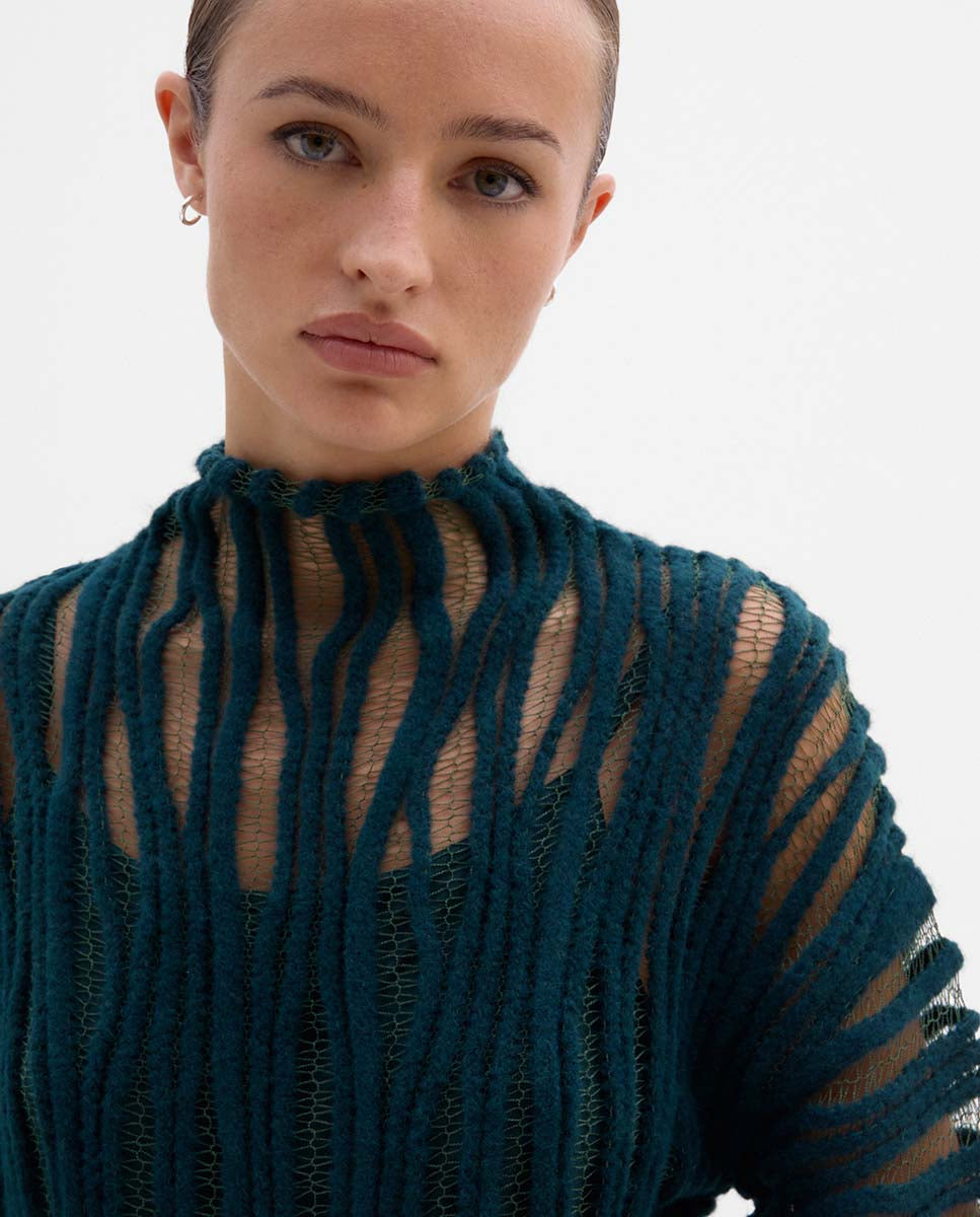 Fancy knit jersey