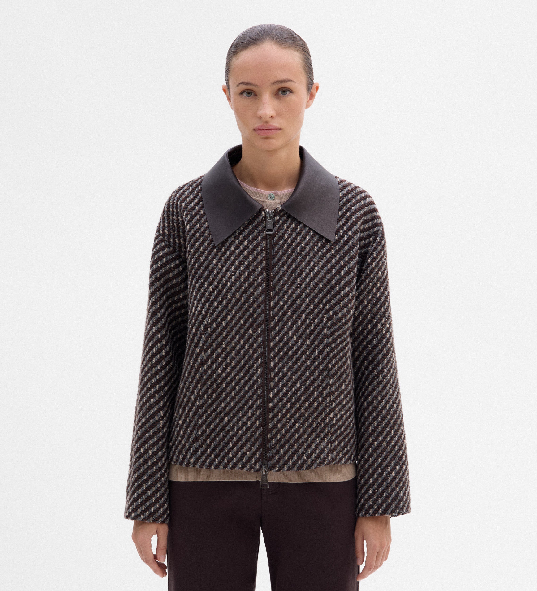 Fancy knit jacket
