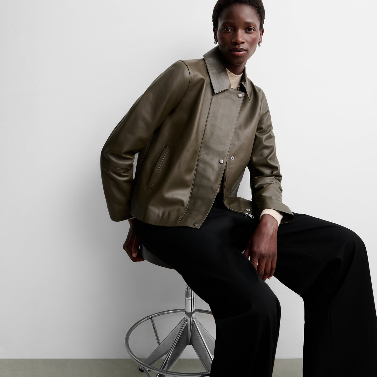 Chaqueta corta napa