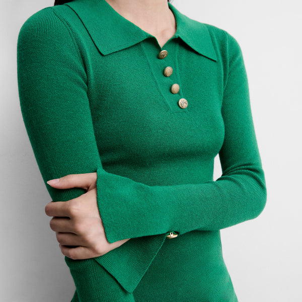 Polo-neck sweater
