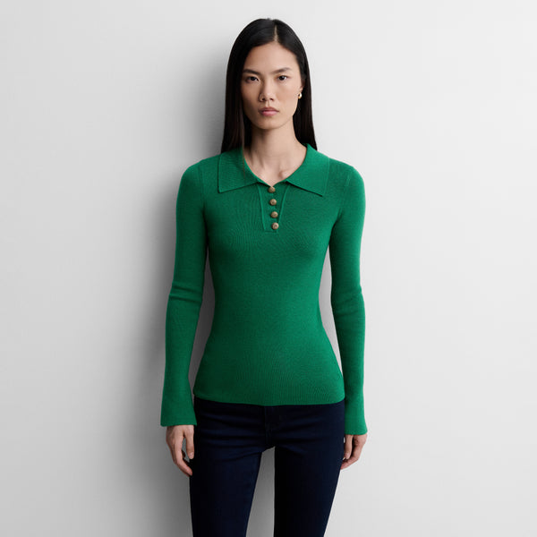 Polo-neck sweater