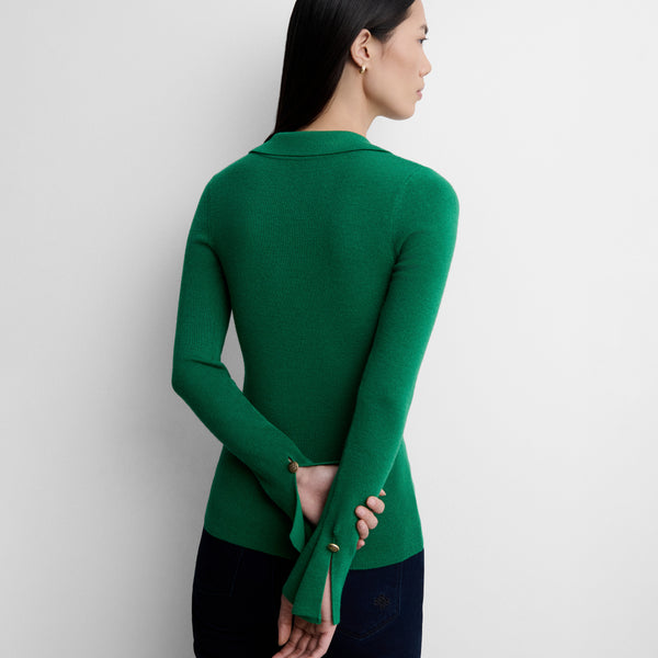 Polo-neck sweater
