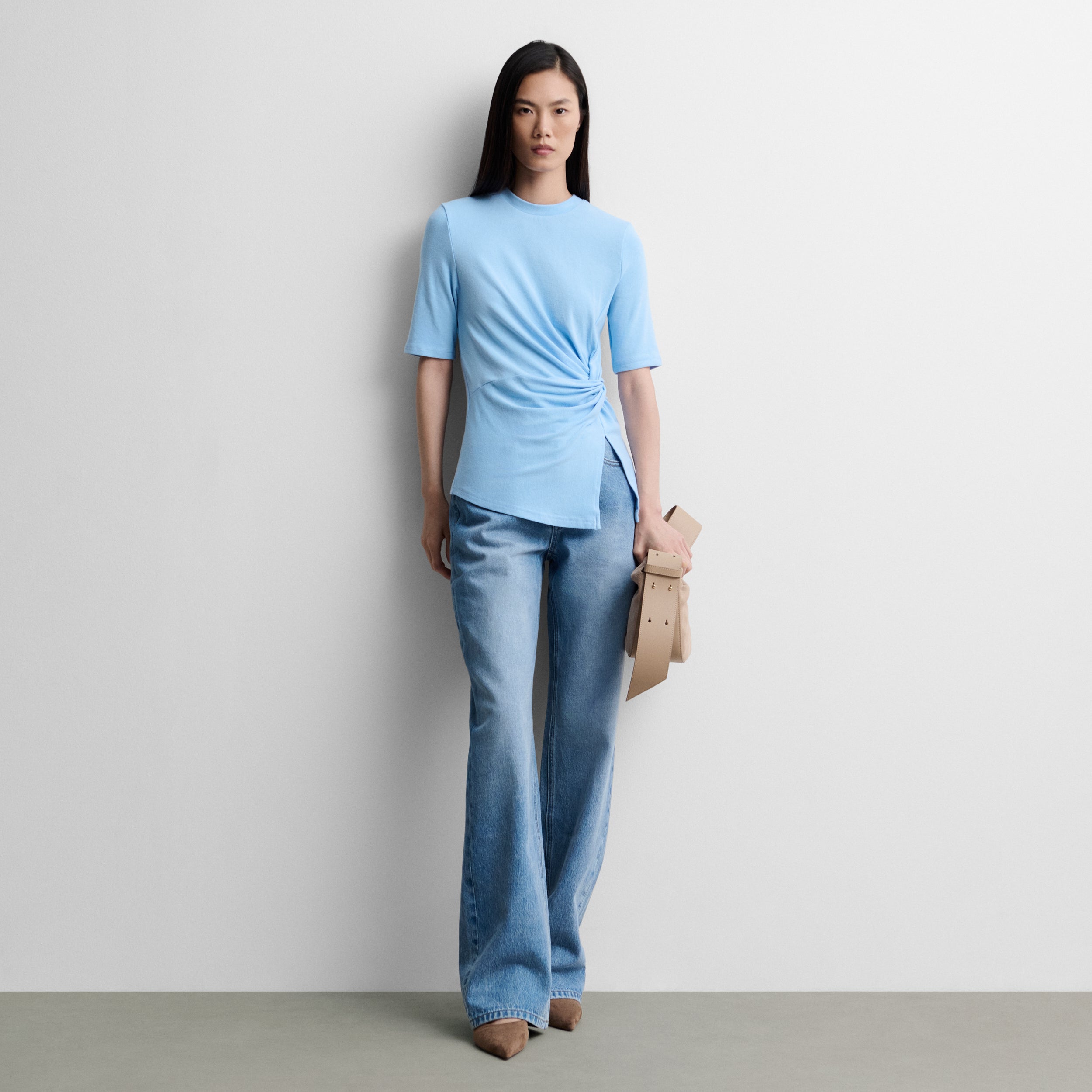 Draped t-shirt