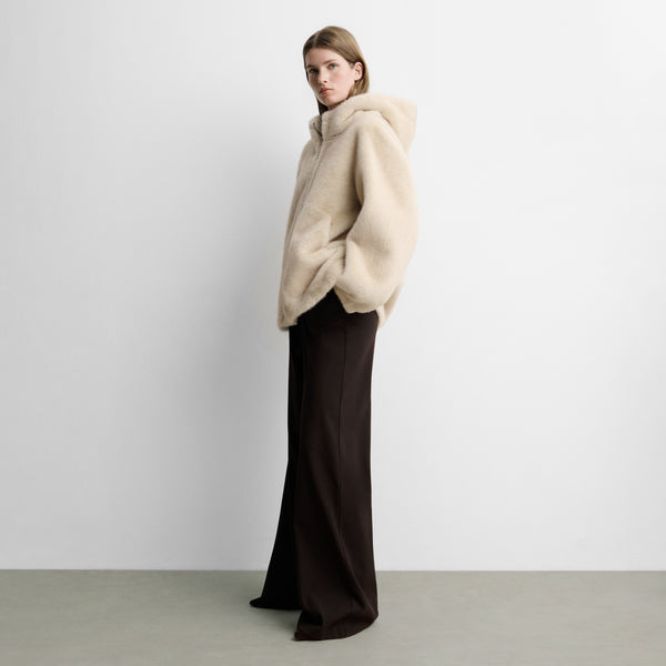 Chaquetón efecto pelo