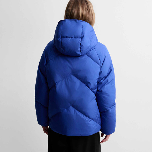 Short quilted puffer jacket
