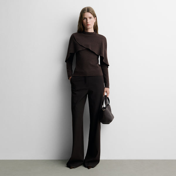 Sweater with cape detail