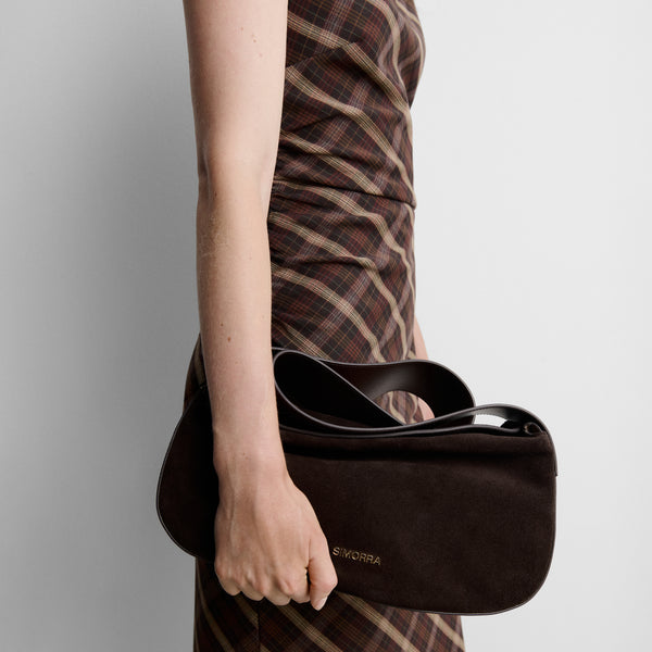 Checked midi dress
