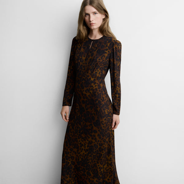Long printed dress