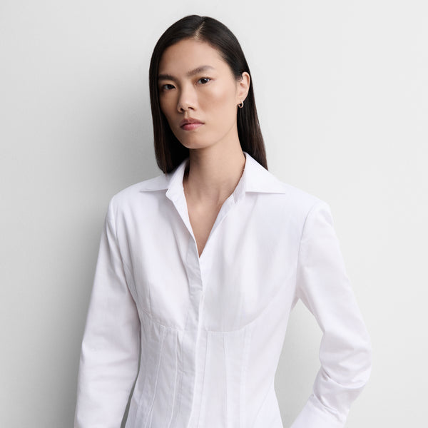 Short corset-style shirt