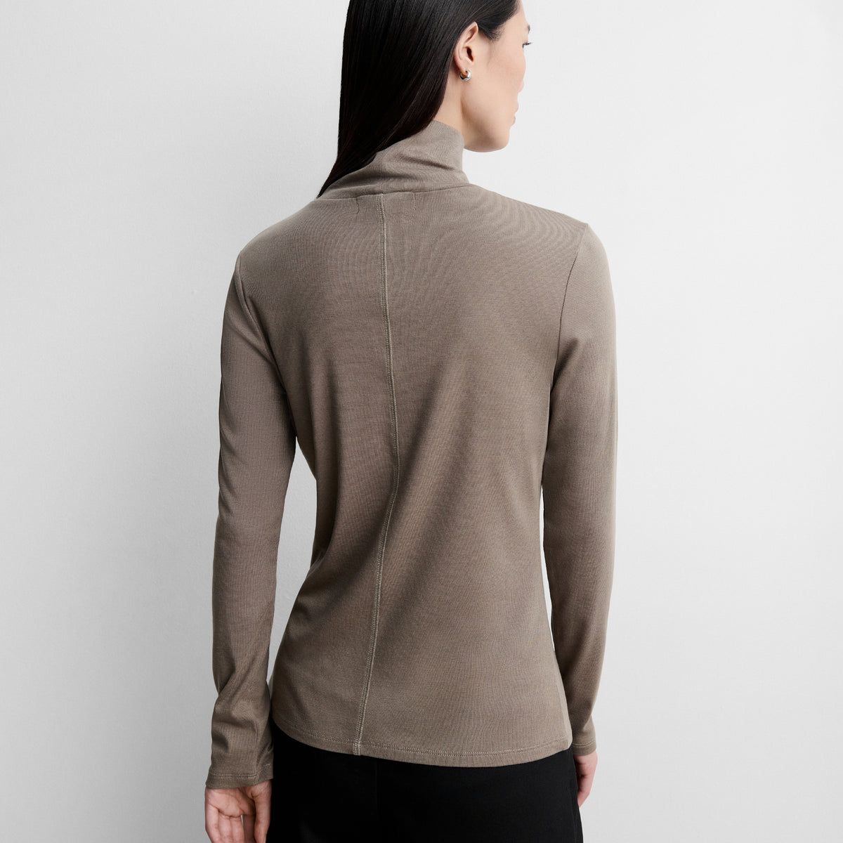 High-neck t-shirt