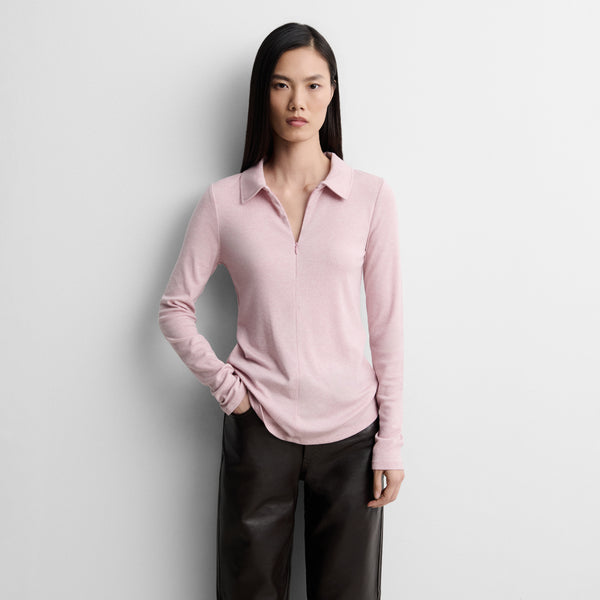 Polo-neck t-shirt