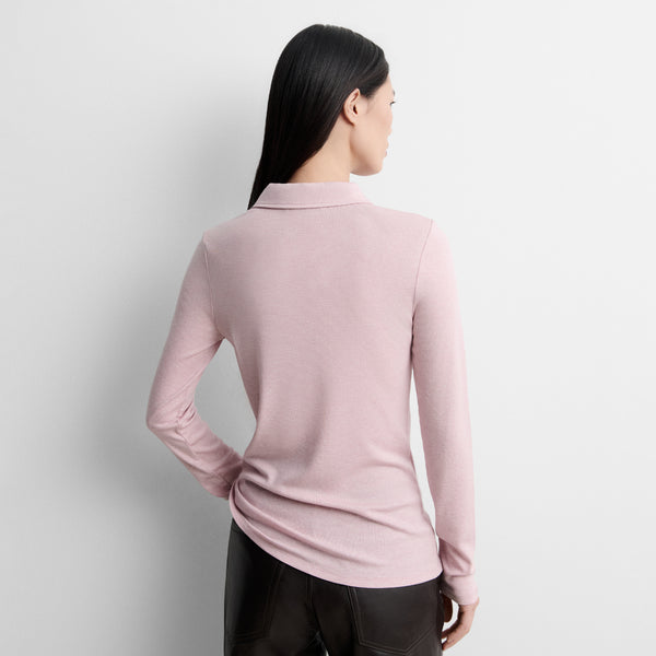 Polo-neck t-shirt