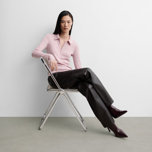 Polo-neck t-shirt