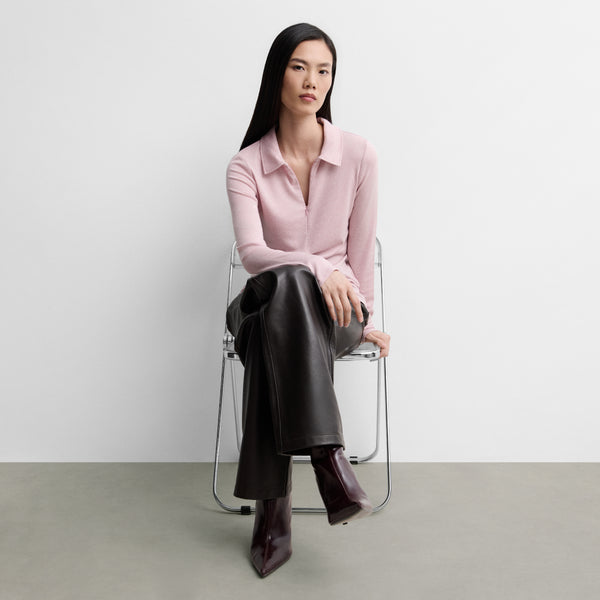 Polo-neck t-shirt