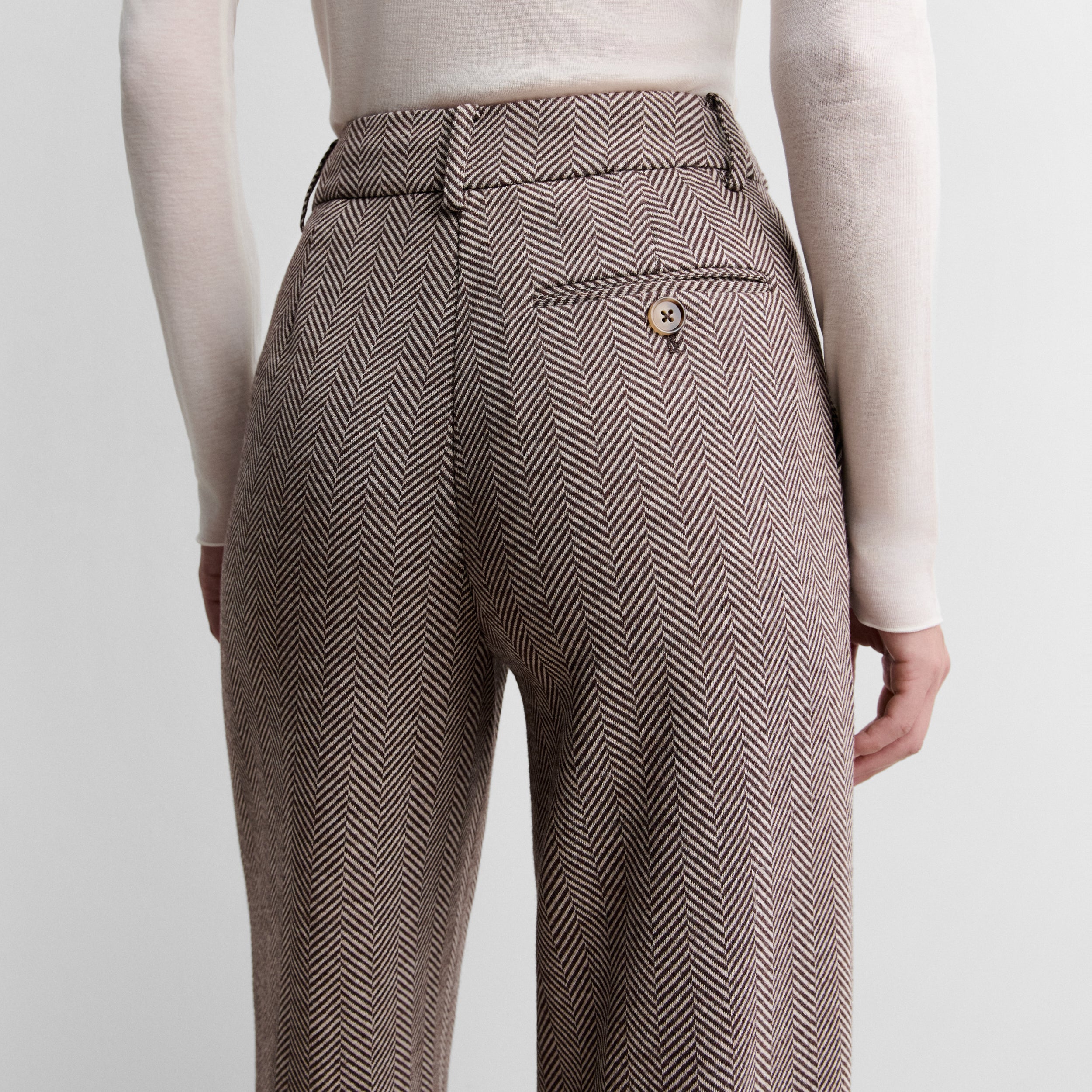 Pantalón ancho espiga