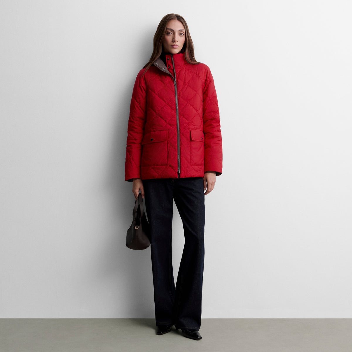 Parka corta reversible