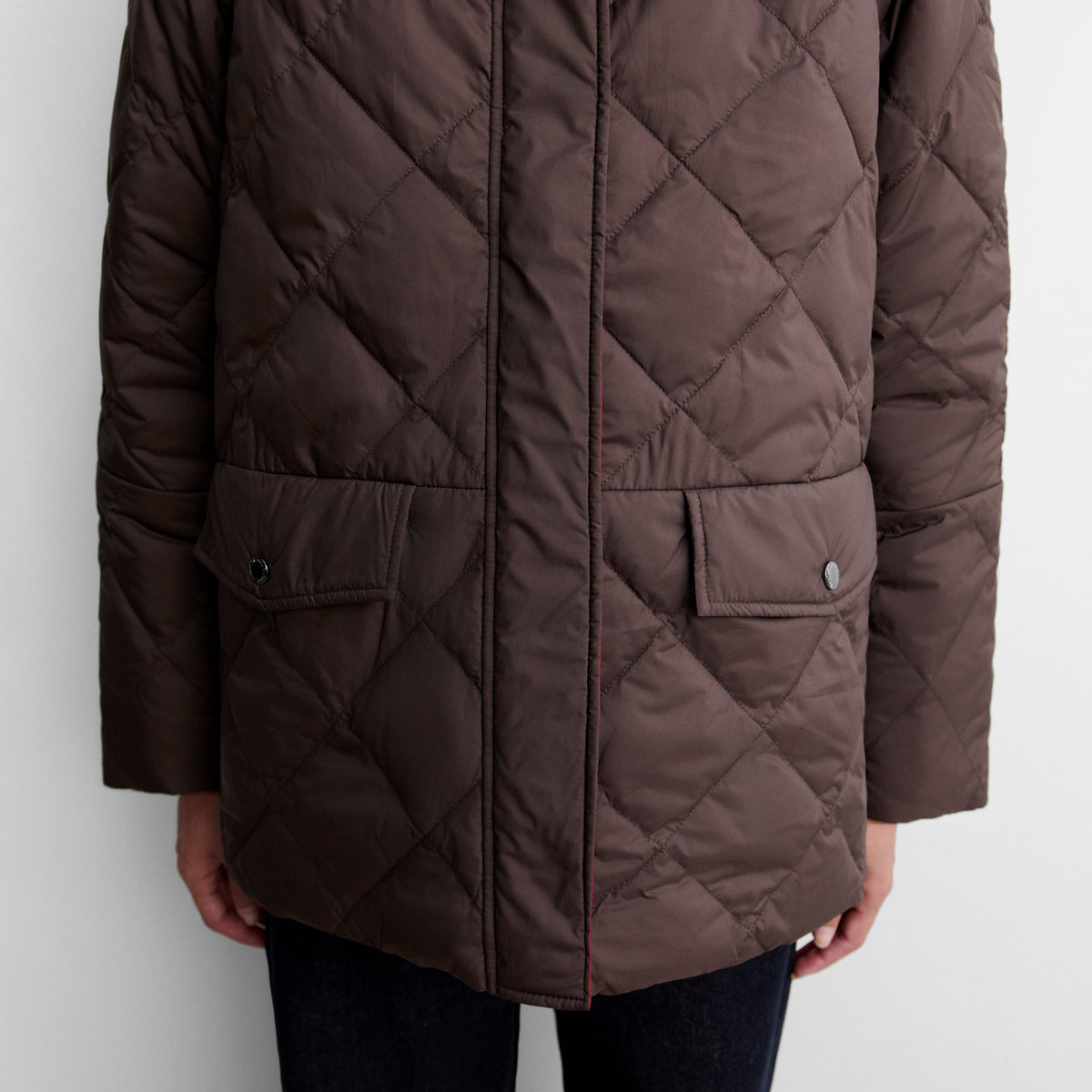 Parka corta reversible