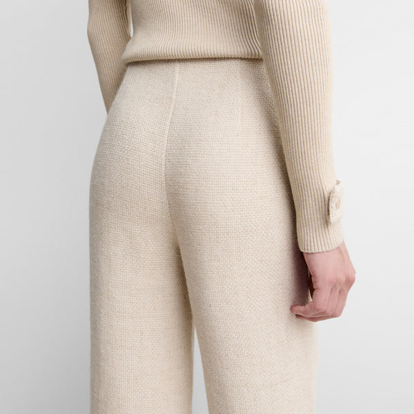 Pantalón recto tweed