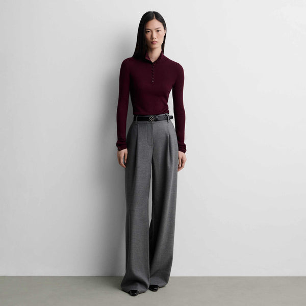 Fine-knit sweater