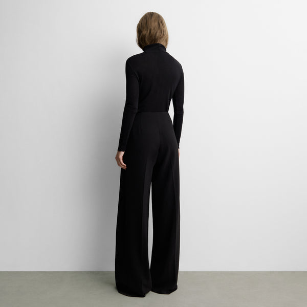 Pantalón ancho tiro alto