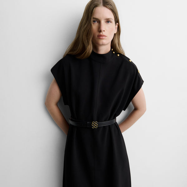 Straight midi dress