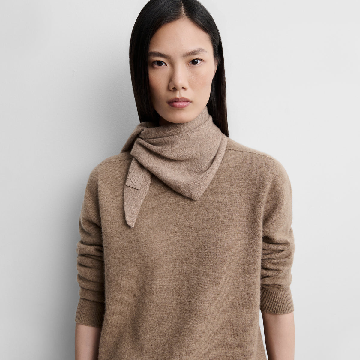 Pañuelo triangular cashmere