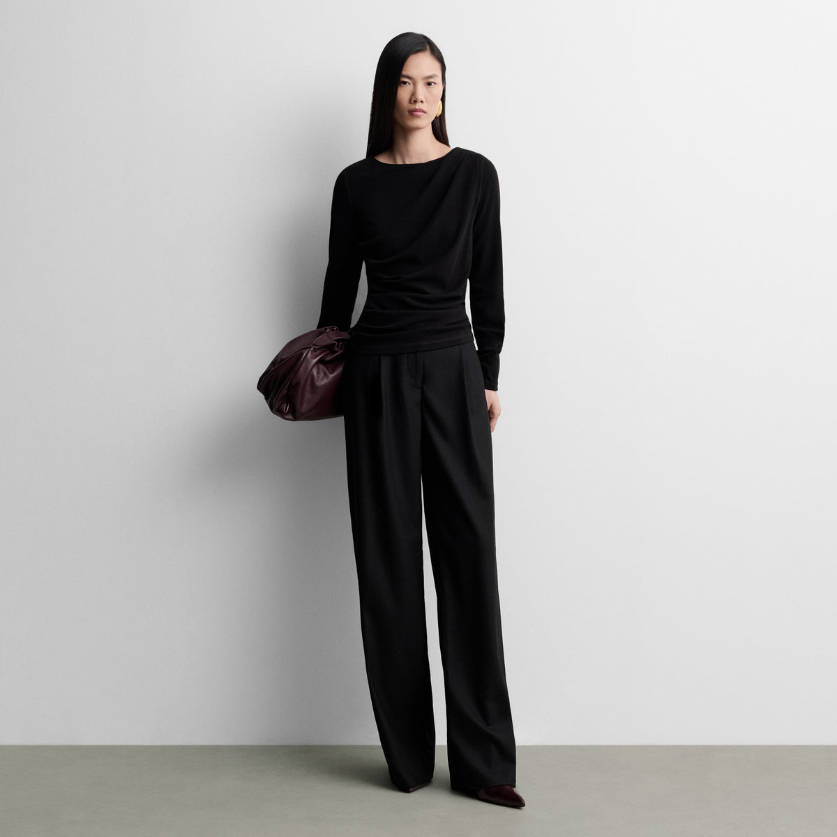 Draped t-shirt
