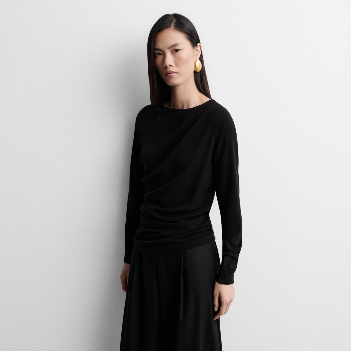 Draped t-shirt