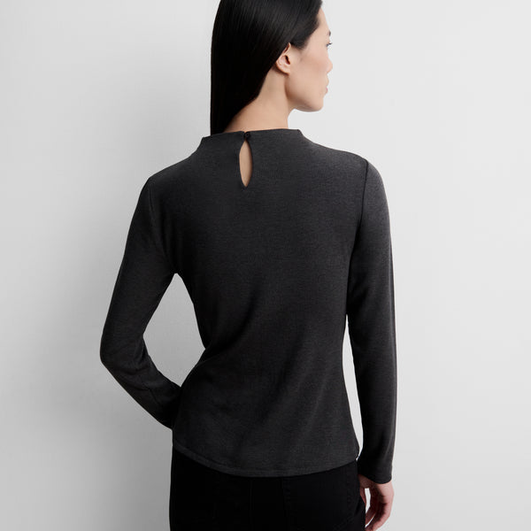 T-shirt with draped design