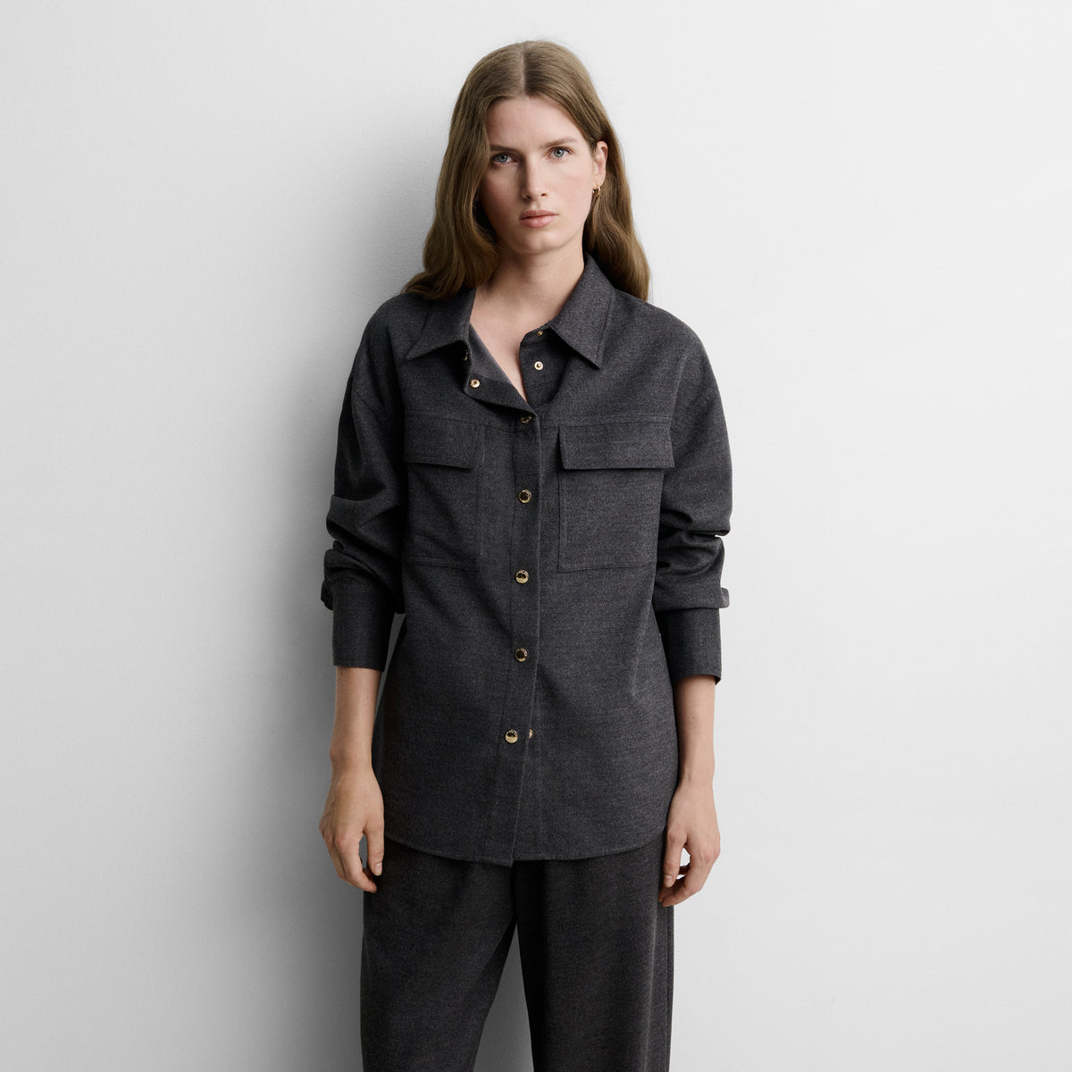 Overshirt with pockets