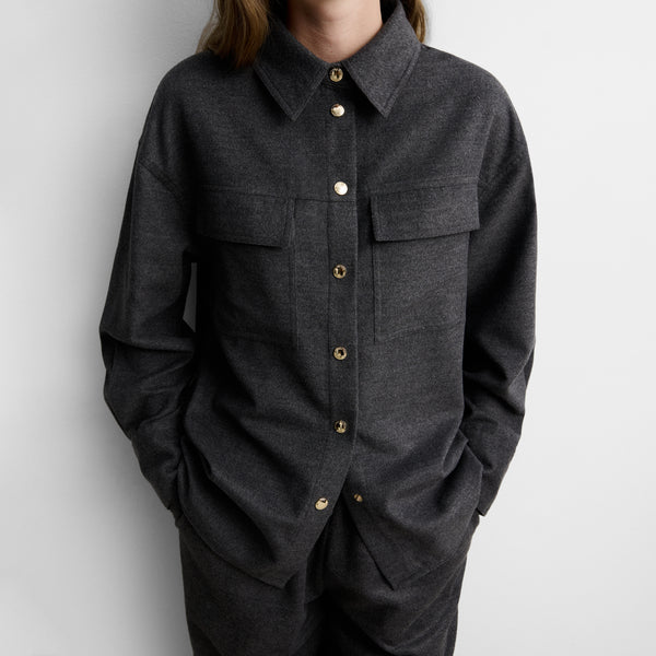 Overshirt with pockets