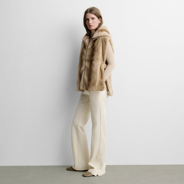 Faux-fur gilet