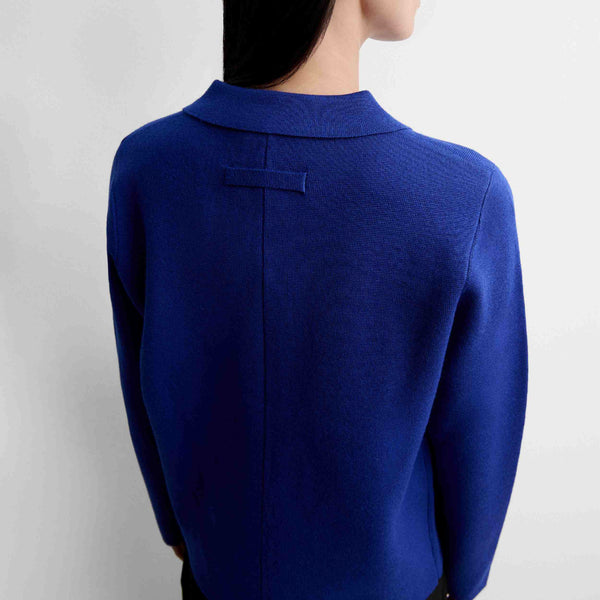 Technical knit cardigan