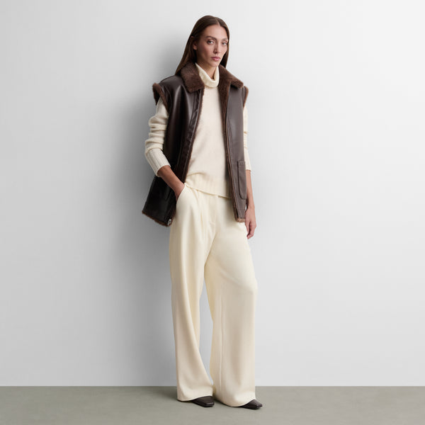Chaleco ecopelo reversible