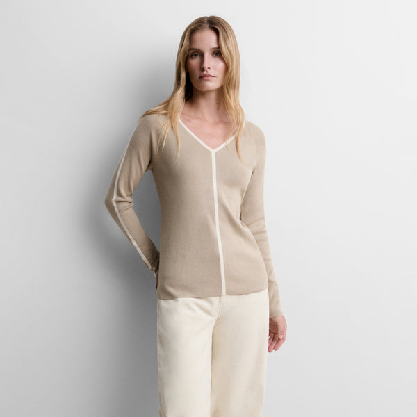 V-neck sweater