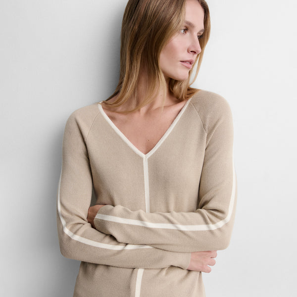 V-neck sweater