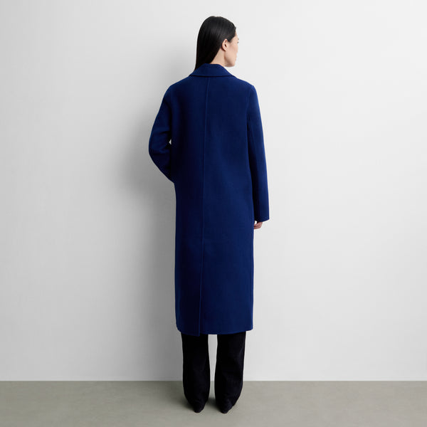 Double-faced wool coat