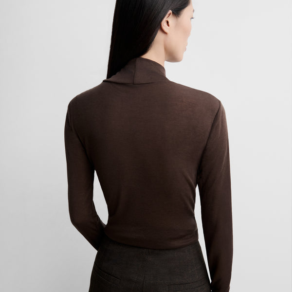 High-neck t-shirt
