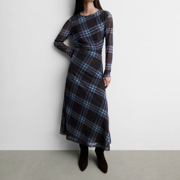 Printed tulle dress