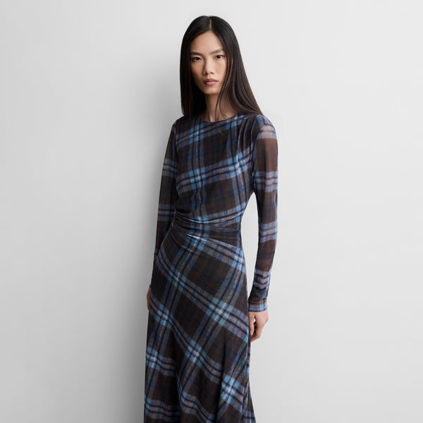 Printed tulle dress