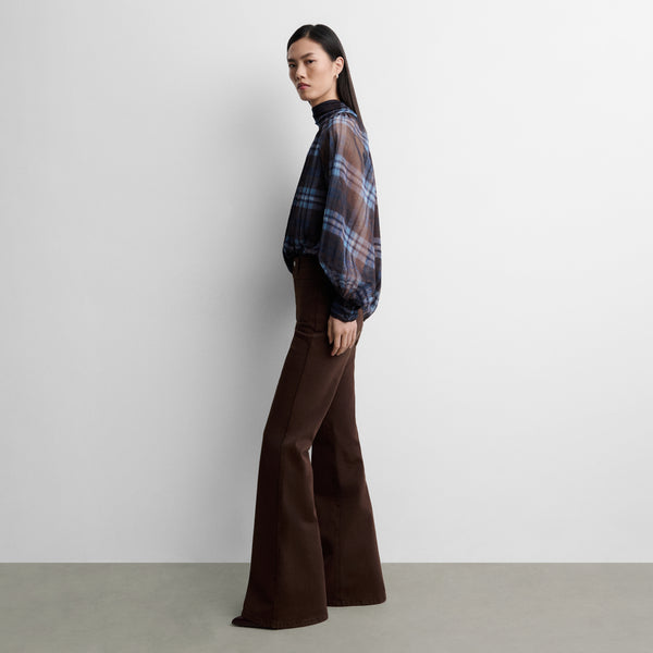 Trousers with patch pockets