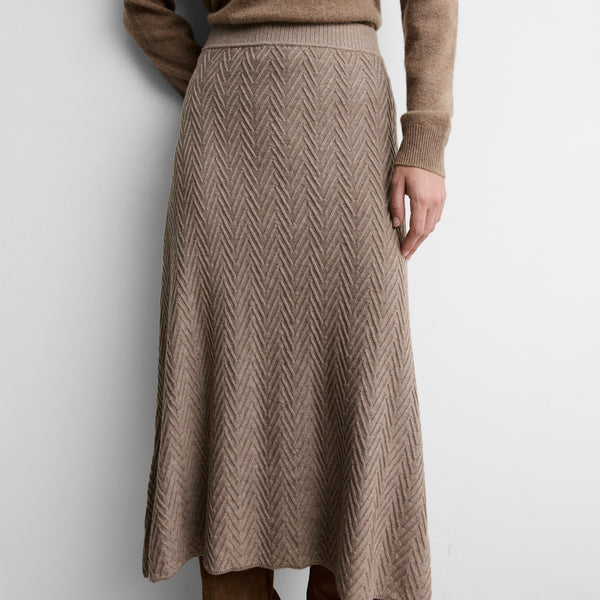 Fancy knit skirt