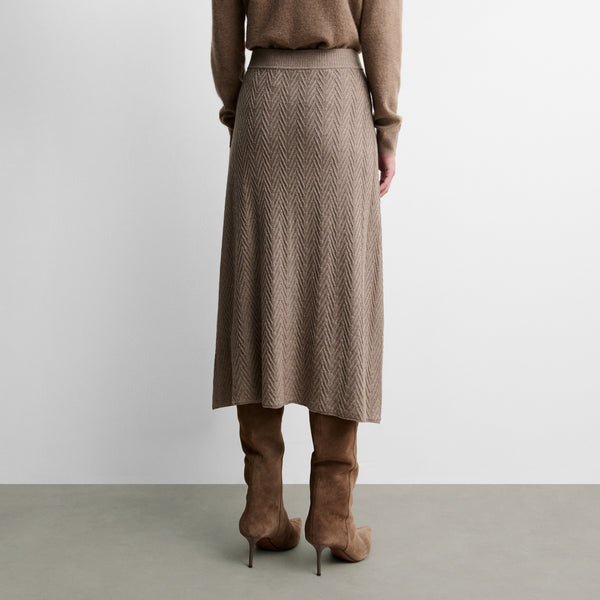 Fancy knit skirt